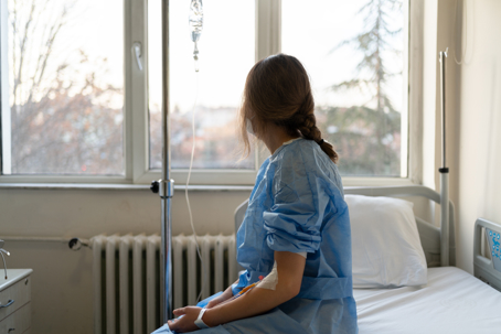 women in hospital