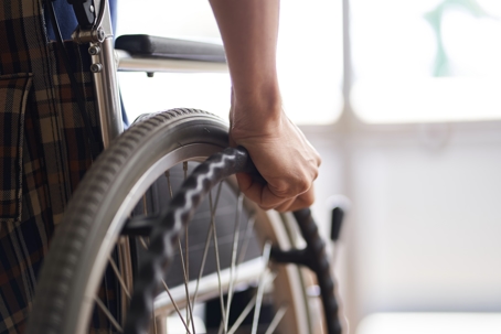 caretakers holding hands