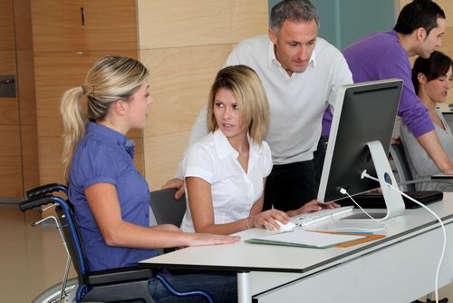 people discussing something