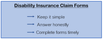 Disability Insurance Claim Forms
